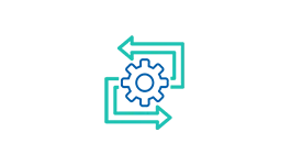 Managed end to end icon