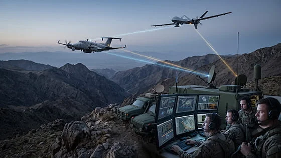 Multi-orbit airborne connectivity